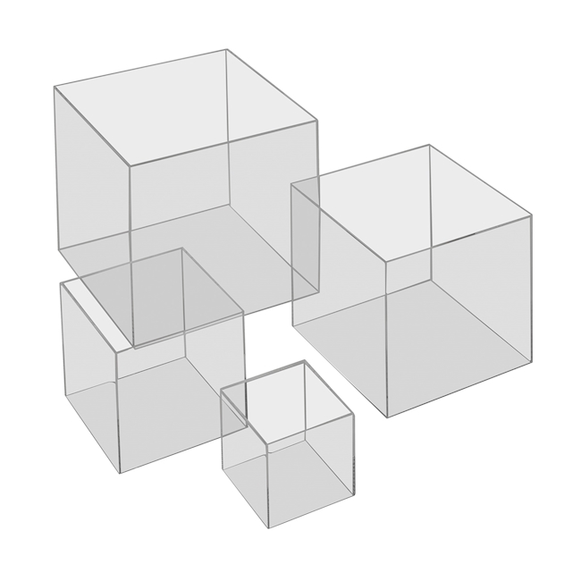 Cube acrylique 100 x 100 x 100 mm